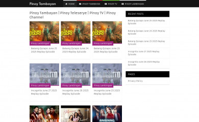 pinoytambayanstv.com screenshot