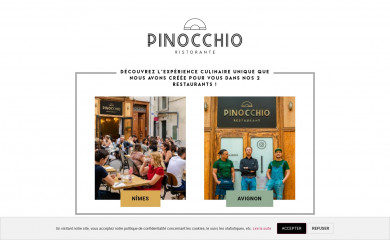 pinocchio-restaurant.fr screenshot