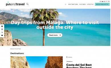 pinandtravel.com screenshot