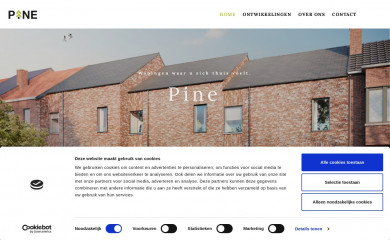 pine-projects.be screenshot