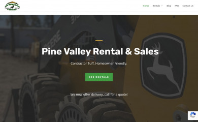 pinevalleyrental.com screenshot