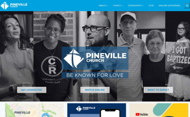 pineville.church screenshot