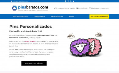 pinsbaratos.com screenshot
