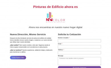 pinturadeedificios.cl screenshot