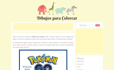 pintarcolorear.org screenshot