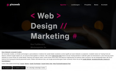 https://www.pinzweb.at screenshot