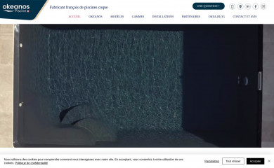 piscine-okeanos.com screenshot