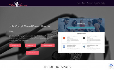 http://piperthemes.com/wordpress-themes/job-portal screenshot