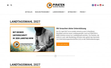 piratenpartei-nrw.de screenshot