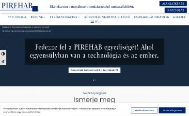 pirehab.hu screenshot