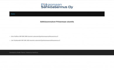 pirkanmaansahkoasennus.fi screenshot