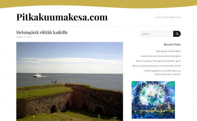 pitkakuumakesa.com screenshot