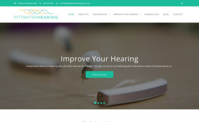 pittwaterhearing.com.au screenshot