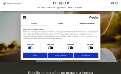 piubellosrl.it screenshot