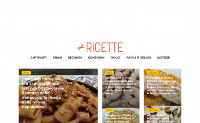 piuricette.it screenshot