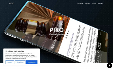 pixo360.de screenshot