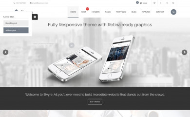 Elvyre - Retina Ready Wordpress Theme screenshot