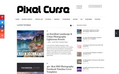 pixelcurse.com screenshot