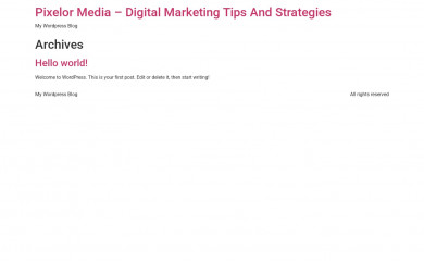 pixelormedia.com screenshot