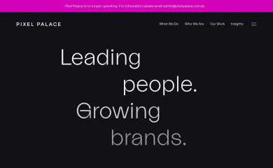 https://pixelpalace.com.au screenshot