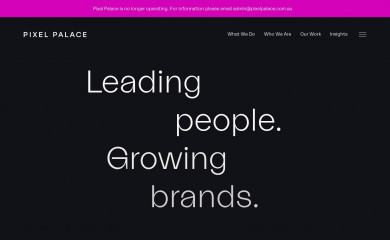 https://pixelpalace.com.au screenshot