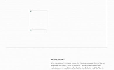 pizza-due.com screenshot
