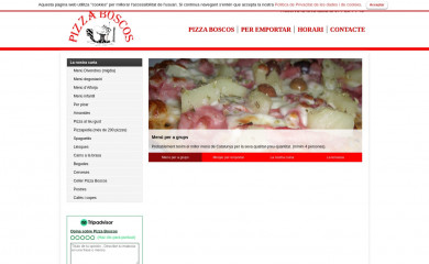 pizzaboscos.com screenshot