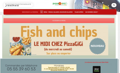 pizzagigicouzeix.fr screenshot