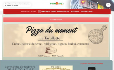 pizzagigicouzeix.fr screenshot