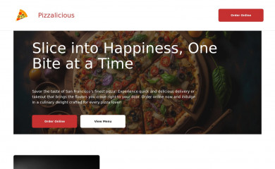 pizzalicioussf.com screenshot