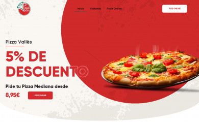 pizzavalles.com screenshot