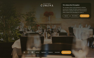 pizzeria-corona.ch screenshot