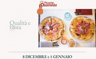 pizzeria40.com screenshot