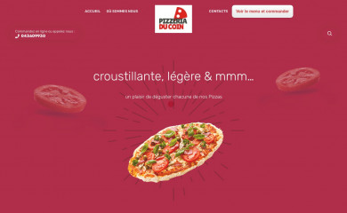 pizzeriaducoin.be screenshot