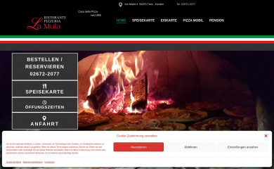 pizzerialamula.de screenshot
