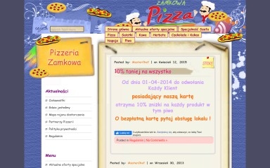 pizzeriazamkowa.pl screenshot