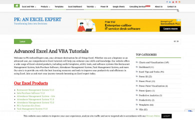 pk-anexcelexpert.com screenshot