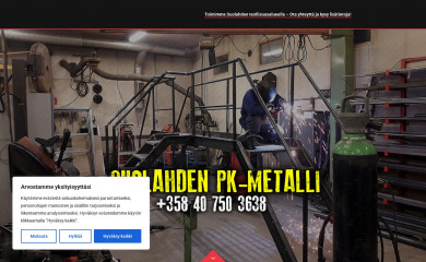 pkmetalli.fi screenshot