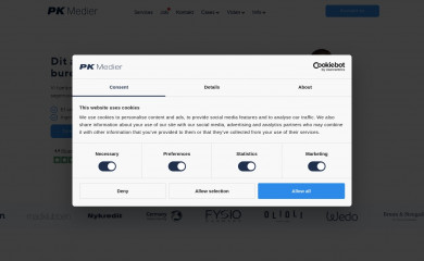 https://pkmedier.dk/ screenshot