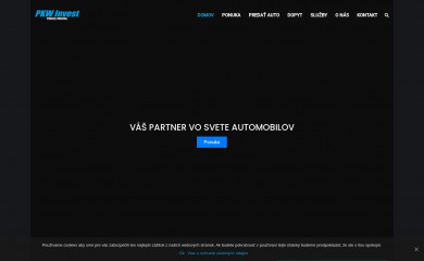 pkwinvest.sk screenshot
