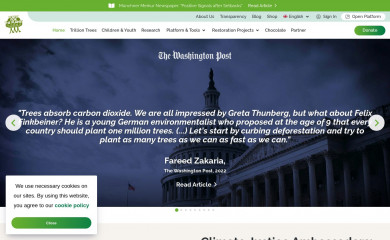 plant-for-the-planet.org screenshot