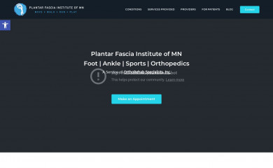 plantarfasciamn.com screenshot