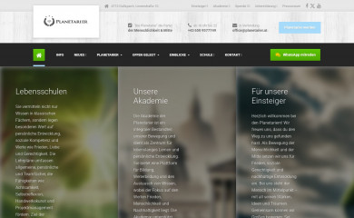 planetarier.at screenshot