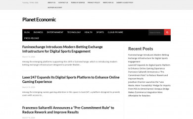 planeteconomic.com screenshot