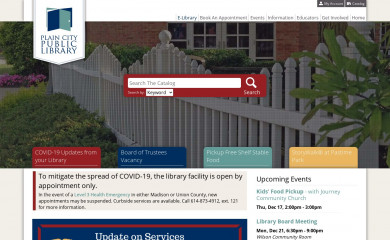 plaincitylib.org screenshot