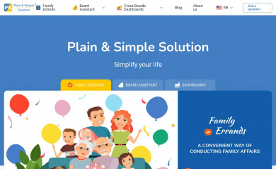 plainandsimplesolution.com screenshot