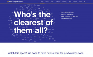 plainenglishawards.org.nz screenshot