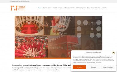 plaqueservicios.com screenshot