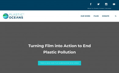 plasticoceans.org screenshot