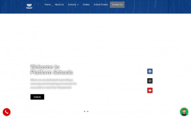 platformschools.org screenshot